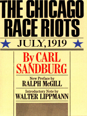 cover image of The Chicago Race Riots